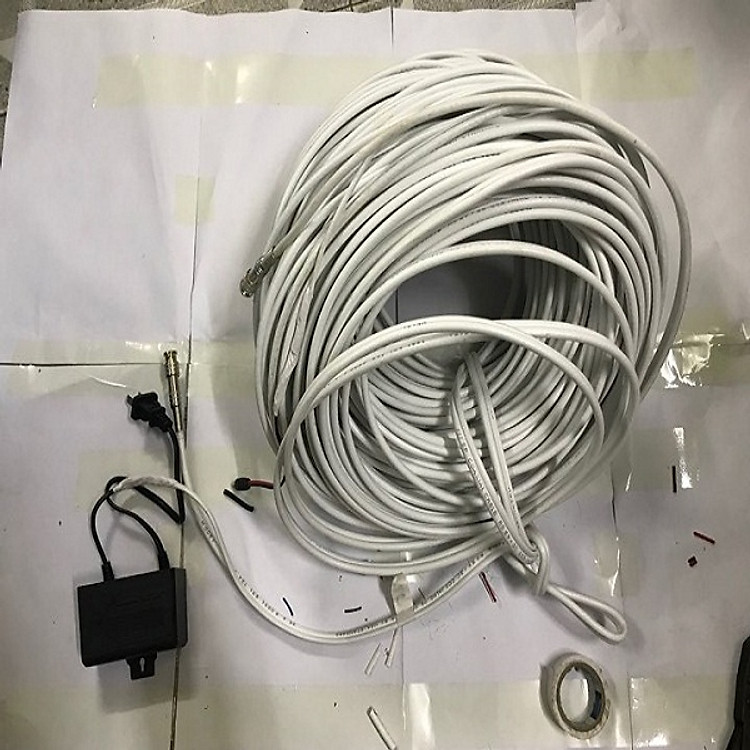 Dây Cáp Camera An Ninh (20m) liền nguồn 12v2a