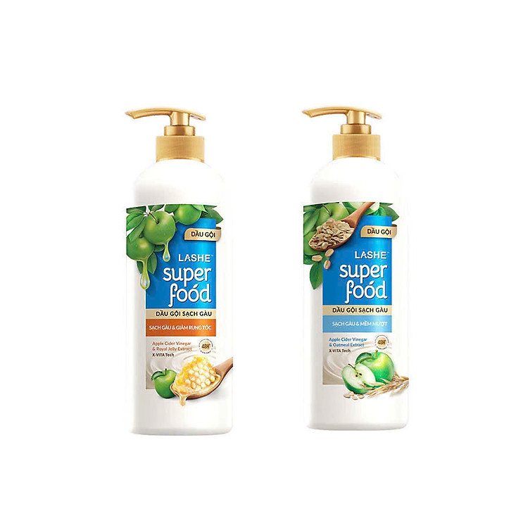 Dầu gội LASHE Superfood 630g