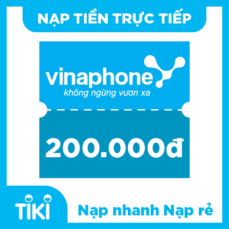 Nạp tiền điện thoại Vinaphone 200K