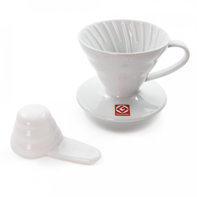 Phễu Pha Cà Phê Gốm Sứ Hario V60 Coffee Dripper