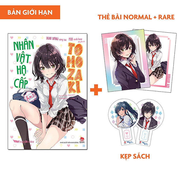 Sách Nhân Vật Hạ Cấp Tomozaki – Tập 1