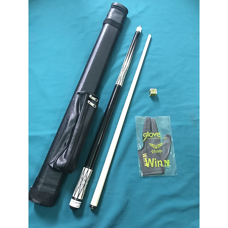 Cơ bida líp EA5 Xám Trắng trung cấp