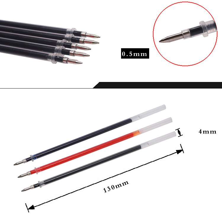 Ruột Bút Mực Nước Gel Đỏ (30 chiếc) - Ảnh 4