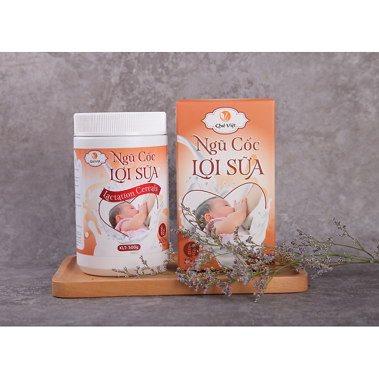 Ngũ Cốc Lợi Sữa Quê Việt - 100% nguyên liệu hữu cơ - Sữa về nhiều, nhanh, bổ xung dinh dưỡng cho bé