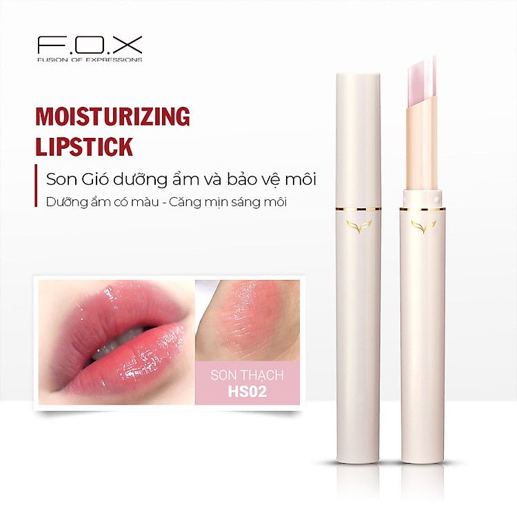 Son Gió Dưỡng Ẩm Và Bảo Vệ Môi FOX Moisturizing Lipstick 2.4g