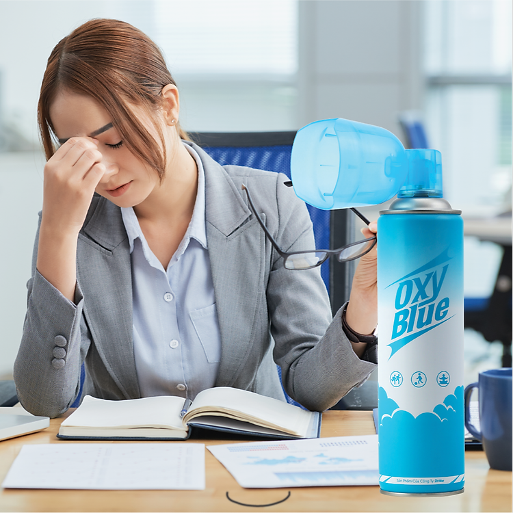 Bình Oxy Mini Cầm Tay (Khí Sạch Đóng Chai)