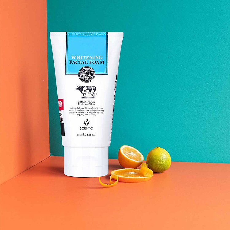 Sữa Rửa Mặt Tạo Bọt Dưỡng Trắng Milk Plus 50ml