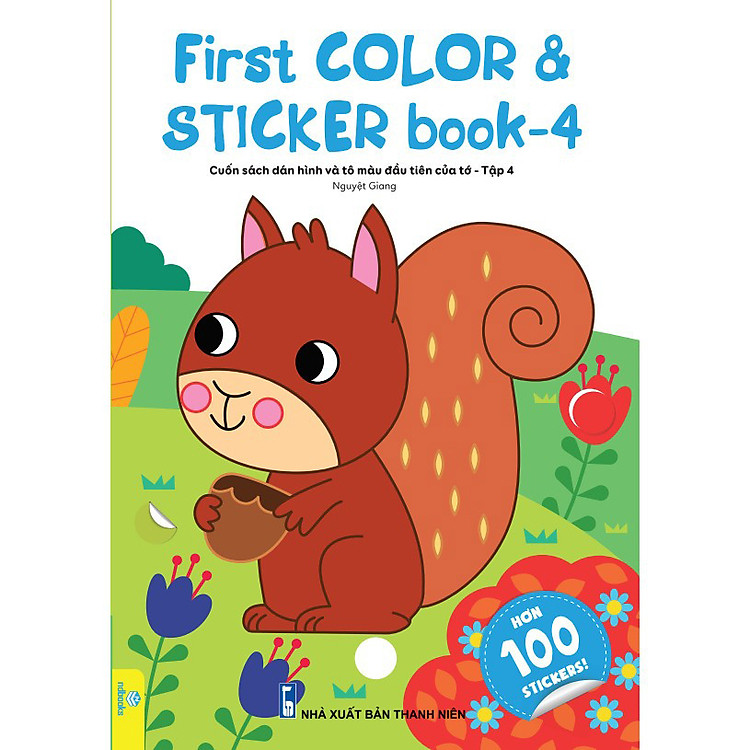 Sách First color & Sticker book