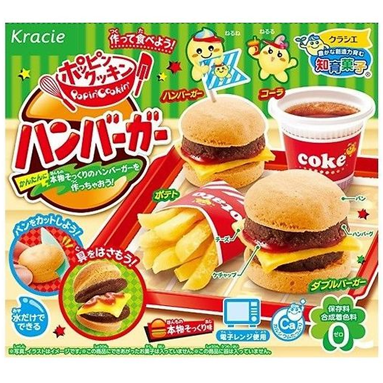 Popin Cookin làm bánh Burger