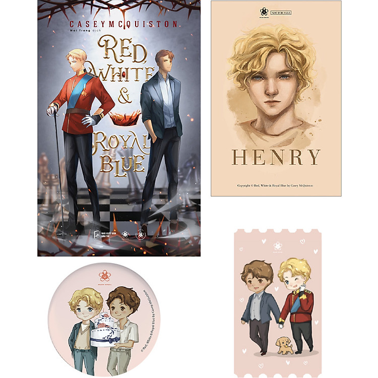 Sách Red, White & Royal Blue
