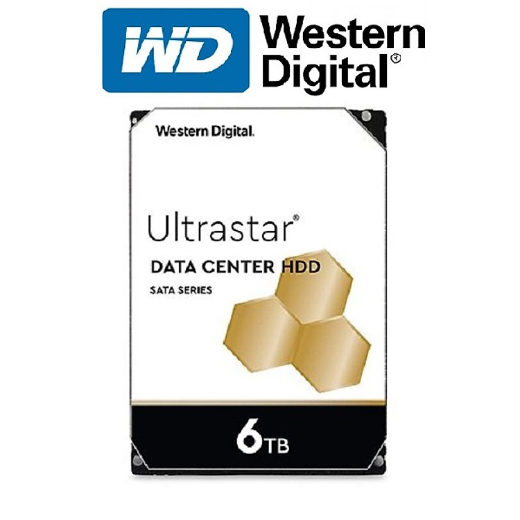 (Giá Hủy Diệt) Ổ cứng gắn trong HDD Western Digital Ultrastar 3.5 inch Sata 3 cho Serve dòng Enterprise - Hàng Nhập Khẩu