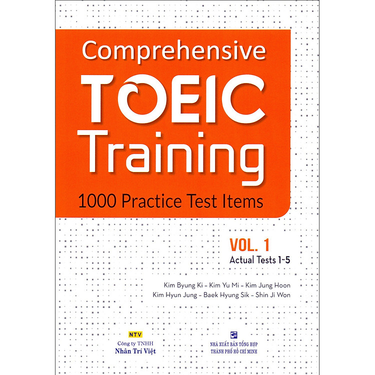 Comprehensive Toeic Training 1000 Practice Test Items (Vol 1)