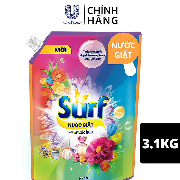Nước giặt Surf Thiên Nhiên 7in1 Chai 3.6KG