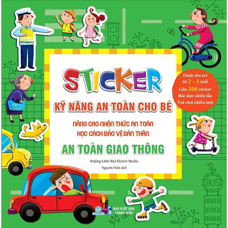 Sách Sticker Kỹ năng an toàn cho bé