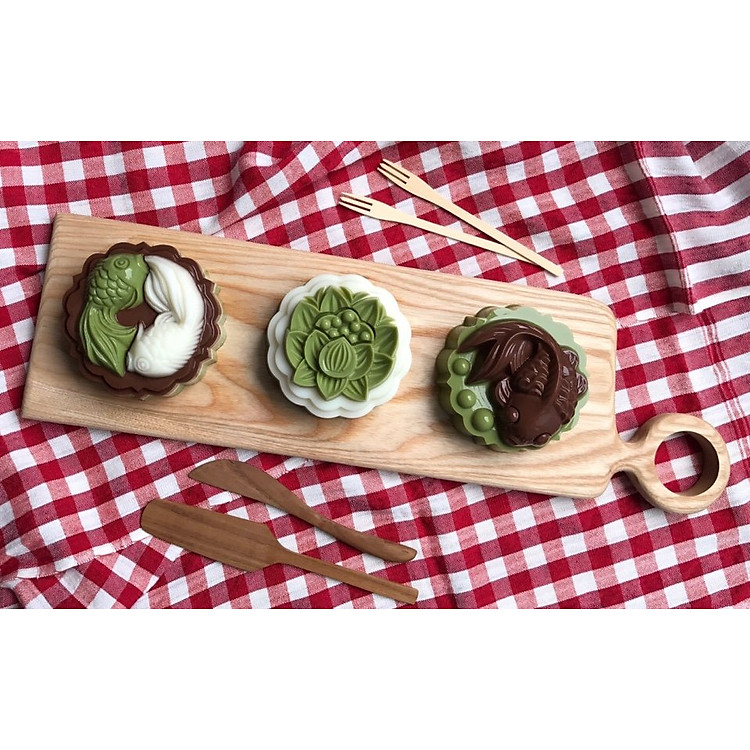 Bộ 5 Khuôn Làm Rau Câu , Rau Câu Trung Thu , Nén Xôi , Bánh Dẻo Đa Năng Từ 200 - 250gr ( 5 Kiểu Mẫu)