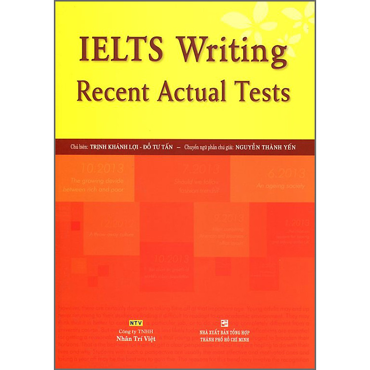 IELTS Writing Recent Actual Tests