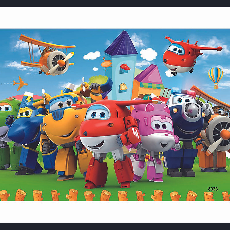 Ghép hình gỗ 60 mảnh - Đội bay siêu đẳng