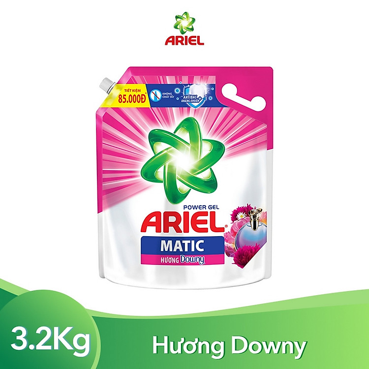 Nước Giặt Ariel Matic Dạng Túi 3.2kg/3.25kg/3.5kg/3.6kg/3.9kg/4.1kg