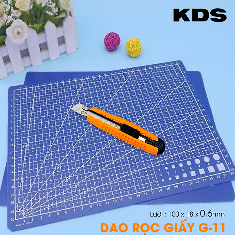 DAO RỌC GIẤY 18mm KDS G-11 - Ảnh 6