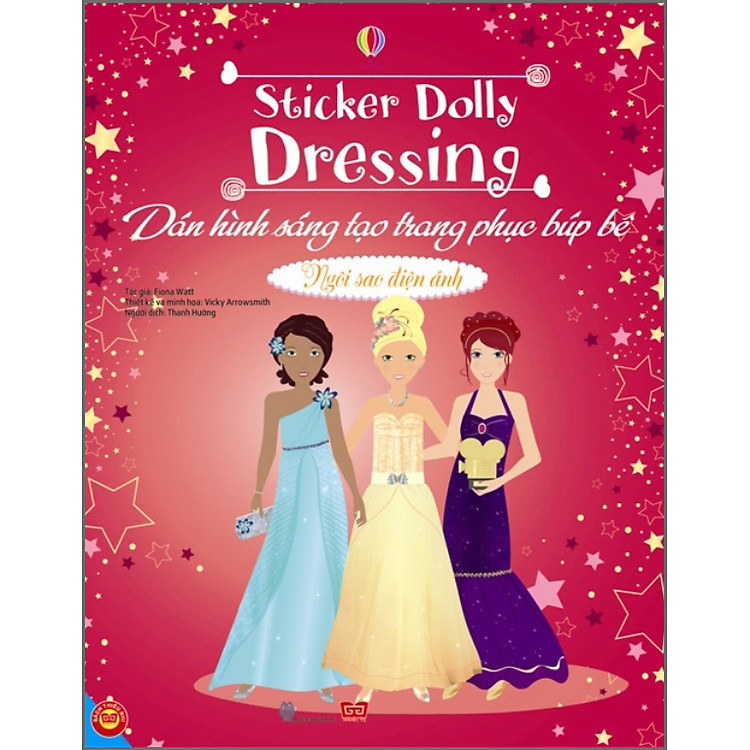 Dán Hình Sáng Tạo Trang Phục Búp Bê