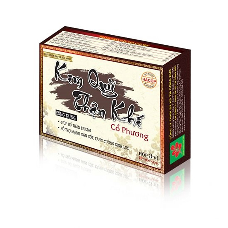 Thực phẩm chức năng tăng cường sinh lý nam giới Kim quỹ thận khí Công Đức (30 viên)