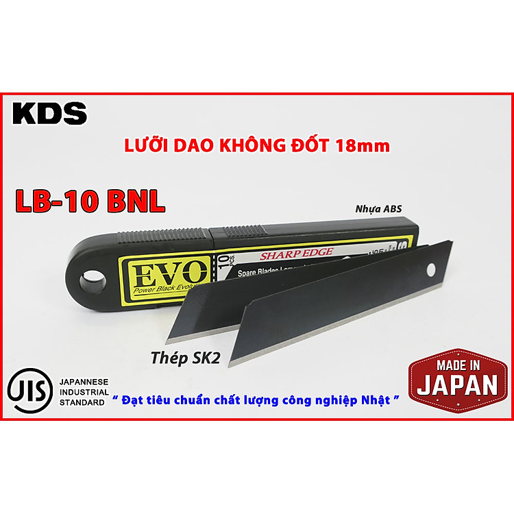 Lưỡi dao không đốt 18mm KDS LB-10BNL - Ảnh 5