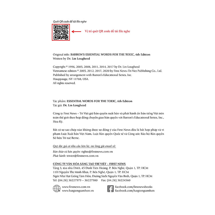 Barron's Essential Words For The Toeic (Tái Bản) - Ảnh 4