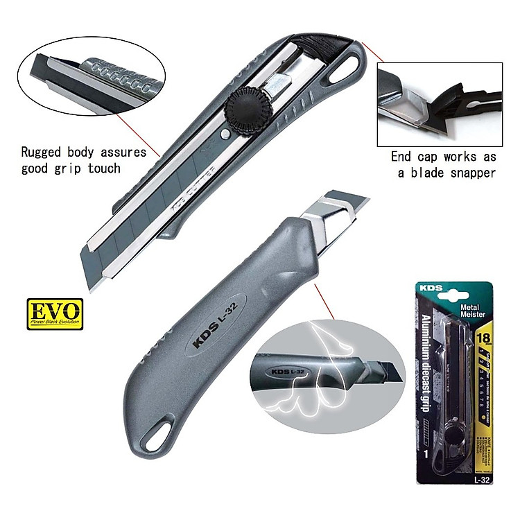 DAO RỌC GIẤY KIM LOẠI KDS L-32 - Ảnh 6