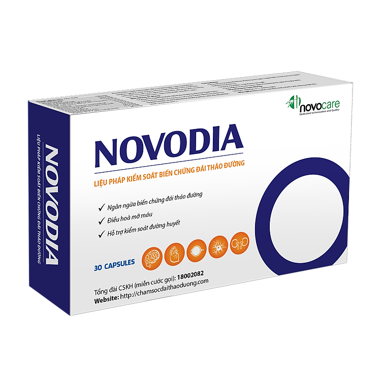 Ngăn Ngừa Biến Chứng Tiểu Đường - NOVODIA - Giúp Ngăn Ngừa Biến Chứng Đái Tháo Đường, Kiểm Soát Đường Huyết