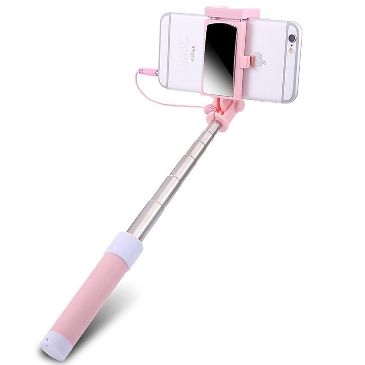 Gậy tự sướng iselfie có gương cho tự sướng selfie camera sau cực đỉnh pkcbhcm pf30