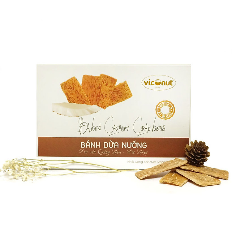 Bánh dừa nướng Viconut - Đặc sản xứ Quảng (250g)