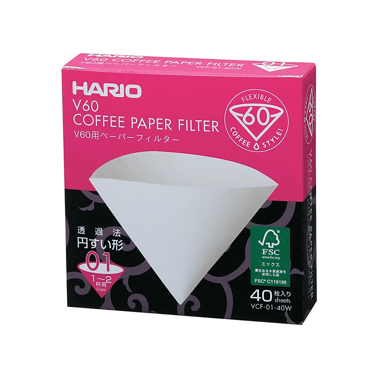 Túi Giấy Lọc Cà Phê Hario V60 Coffee Paper Filter Loại 2 Ly