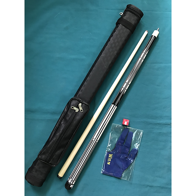 Cơ bida líp EA3 Đen sọc trắng