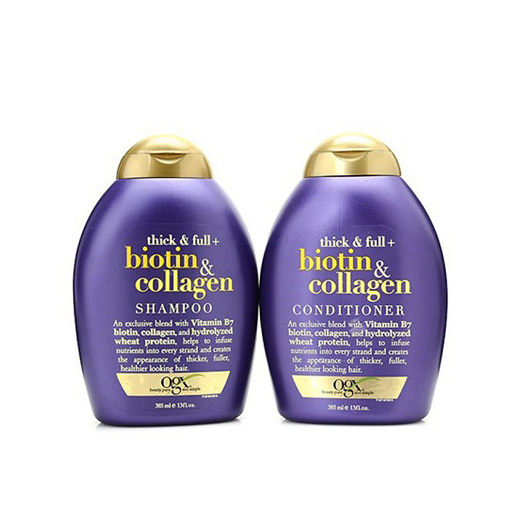 Bộ 2 Chai Dầu gội đầu và dầu xả OGX - Dung Tích 385ml