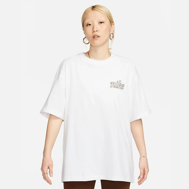 Áo tay ngắn thời trang Nữ NIKE AS W NSW SS OS TEE BEAR T100