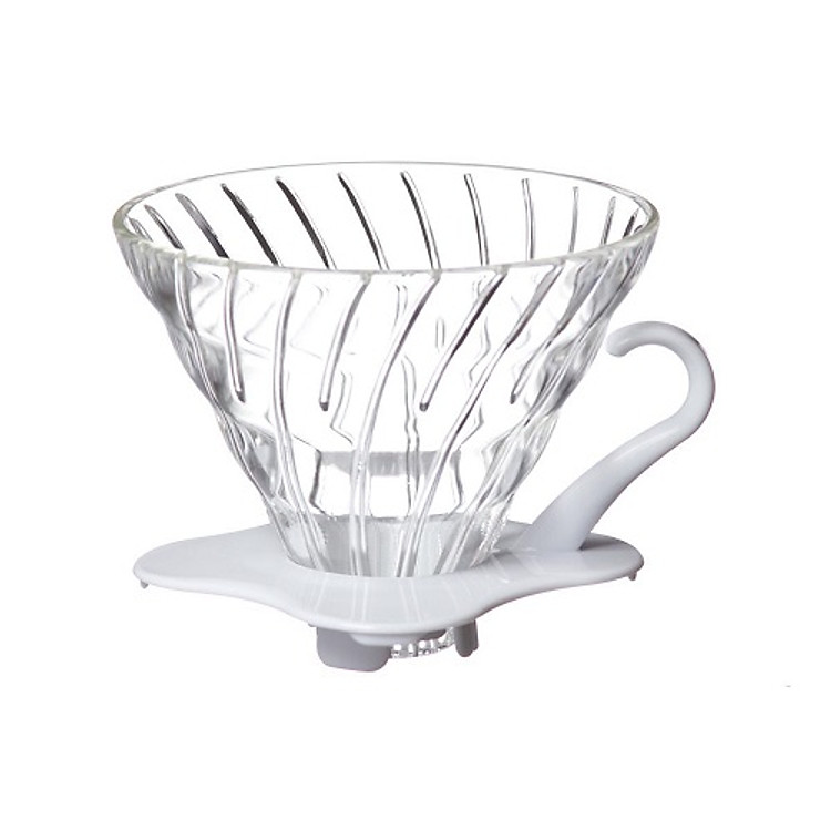 Phễu Pha Cà Phê Thủy Tinh Hario V60 Coffee Dripper