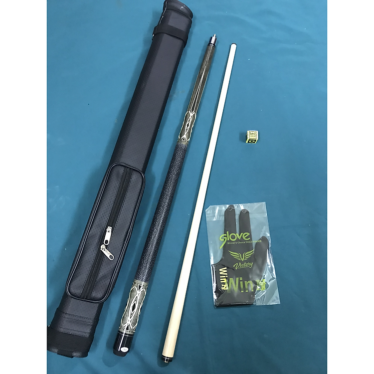 Cơ bida lỗ Xám Đen Pool 2