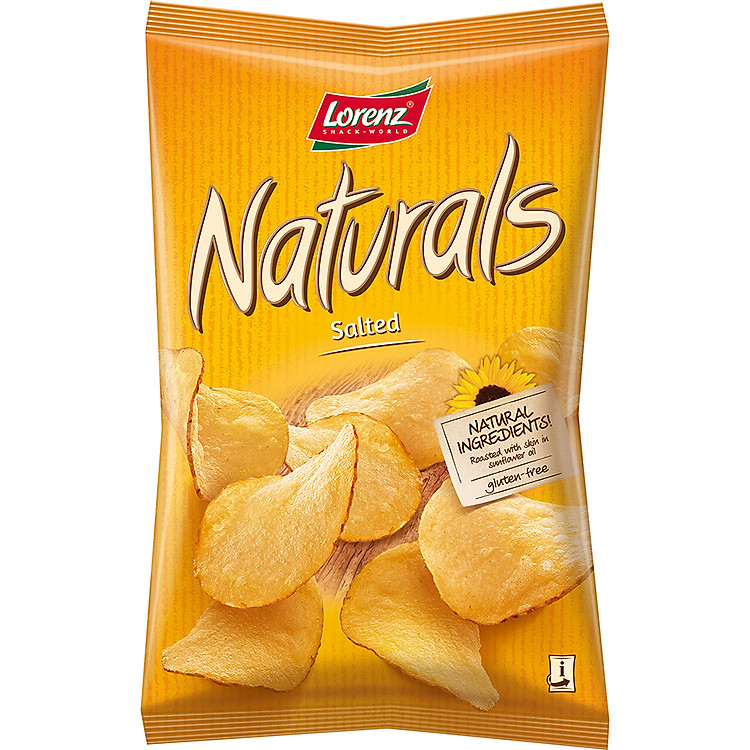 Khoai Tây Chiên Lorenz Naturals Vị Truyền Thống (100g)