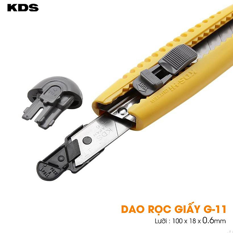 DAO RỌC GIẤY 18mm KDS G-11 - Ảnh 3