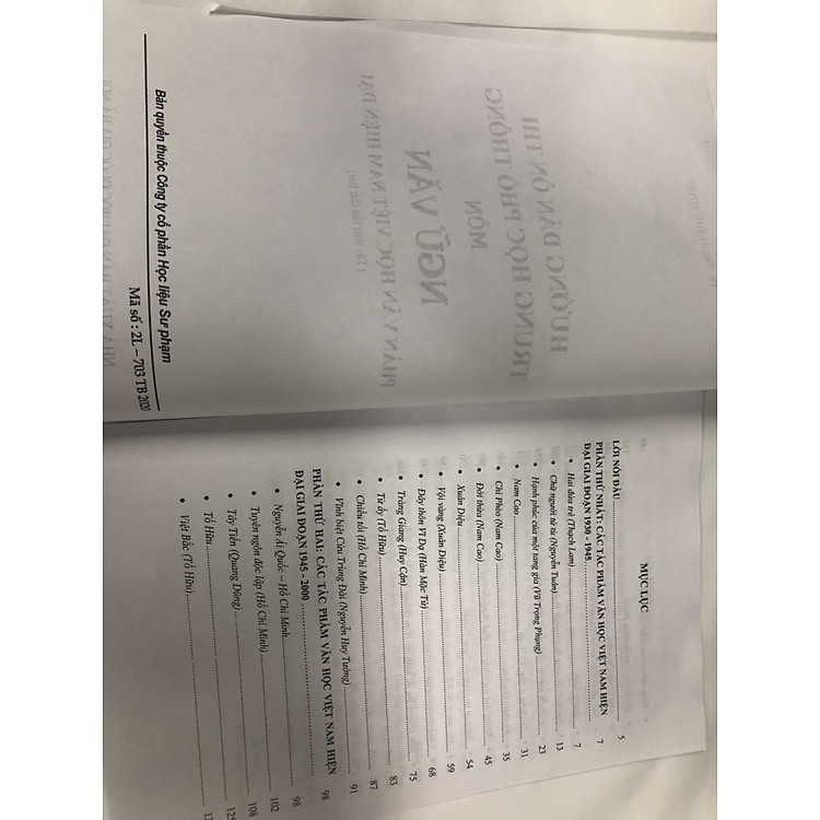 Hướng Dẫn Ôn Thi Trung Học Phổ Thông Môn Ngữ Văn Phần Văn Học Việt Nam Hiện Đại - Ảnh 3
