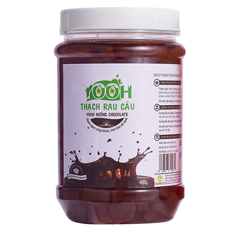 Thạch rau câu trà sữa YOOH - Vị Sô cô la 480g
