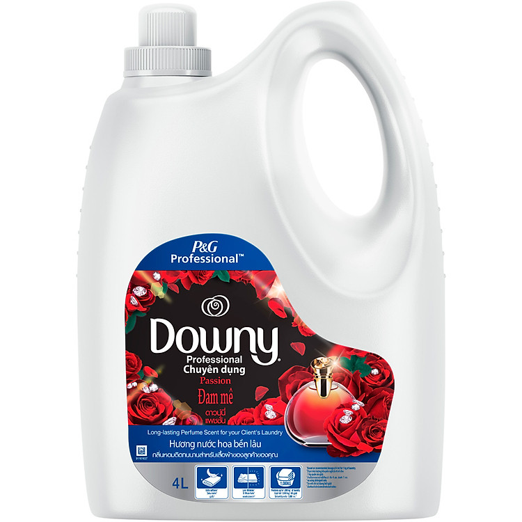 Nước Xả Vải Downy Đam Mê/ Quyến Rũ/ Nắng Mai/ Chống Khuẩn Ngăn Mùi Hôi Dạng Chai 4L