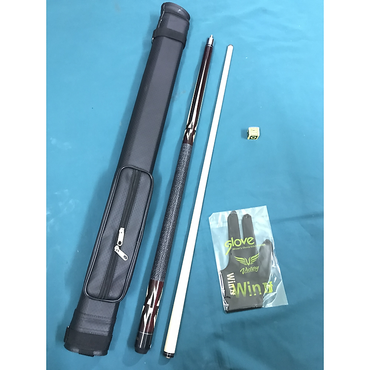 Cơ bida lỗ Đen Đỏ Pool 1