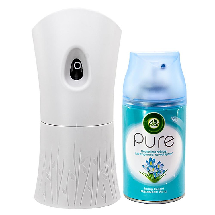 Máy Xịt Thơm Phòng Tự Động Air Wick 250ml - tùy chọn mùi hương, máy sử dụng pin AA tiện lợi