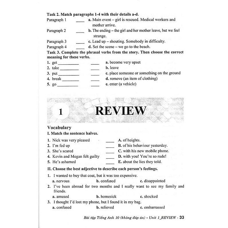 Bài Tập Tiếng Anh Lớp 10 - Không Đáp Án - Theo Chương Trình Chân Trời Sáng Tạo - Ảnh 2