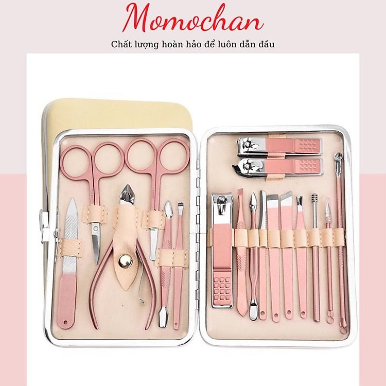 Bộ làm móng tay cao cấp sang trọng vỏ da cao cấp món quà tuyệt vời