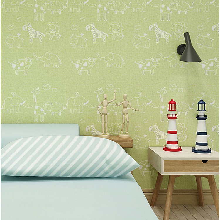 5M Giấy Dán Tường -Decal dán tường Động Vật Ngộ Nghĩnh