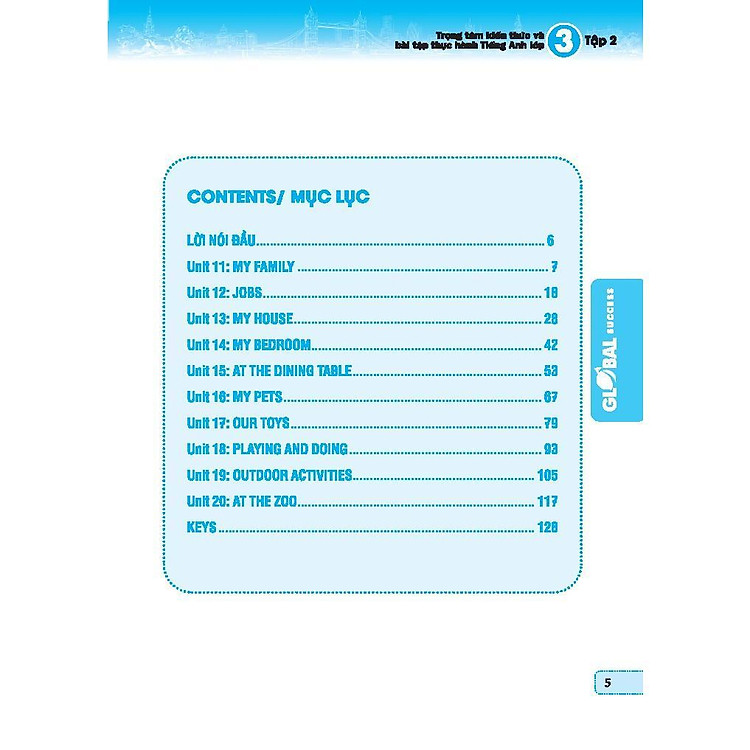 Global Success - Trọng Tâm Kiến Thức Và Bài Tập Thực Hành Tiếng Anh Lớp 3 (Tập 2) - Ảnh 2