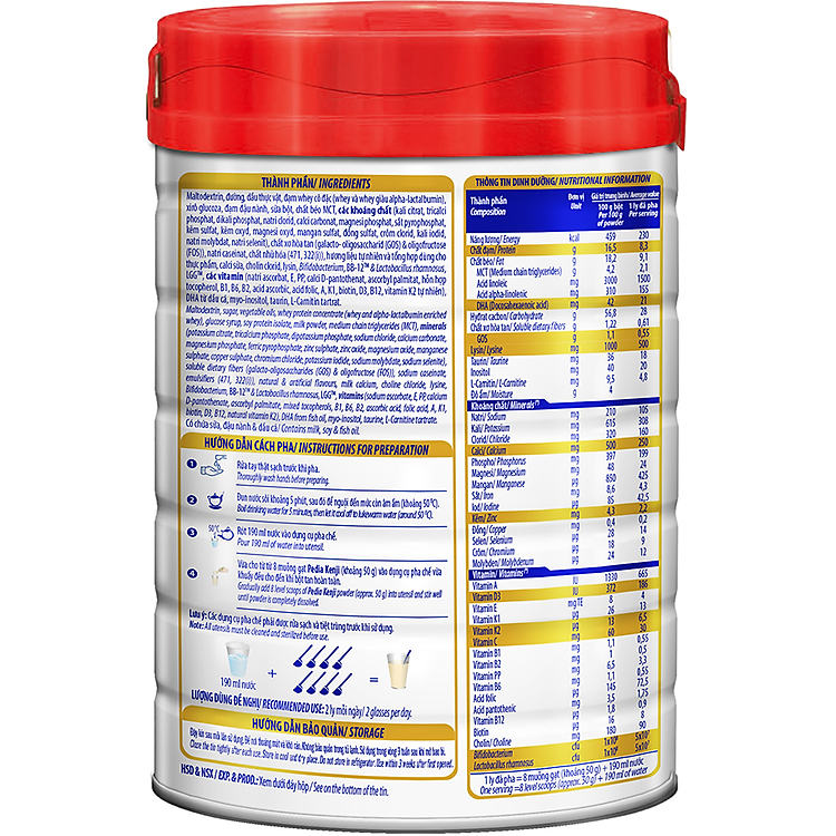 Sữa bột Vinamilk Pedia Kenji 2+ Tin cậy Giá rẻ - Hình ảnh 2