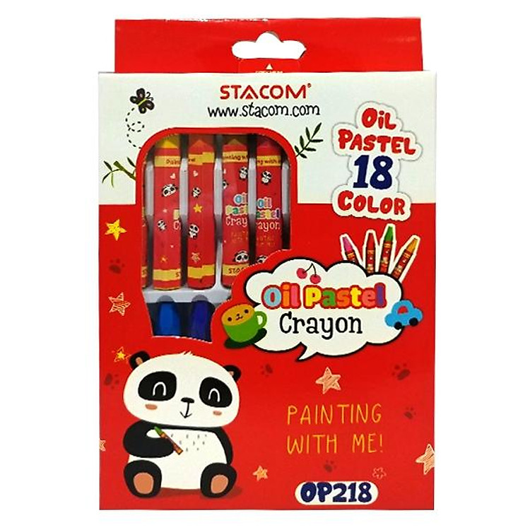 Sáp Màu Stacom OP218 (18 màu)